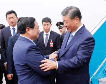 Thu tuong Pham Minh Chinh don Tong Bi thu Trung Quoc Tap Can Binh hinh anh