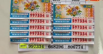 3 người tại Trà Vinh trúng 5 vé số độc đắc