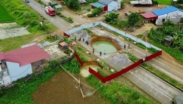 Nuoc dang tro lai o 'Ho tu than' tai Bac Kan hinh anh