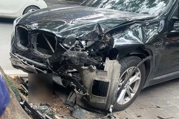 Nữ sinh bị đứt lìa 1 chân sau va chạm với xe sang BMW