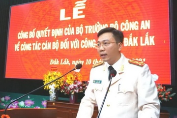 Đại tá Lê Hữu Tuấn được giao phụ trách Công an tỉnh Đắk Lắk