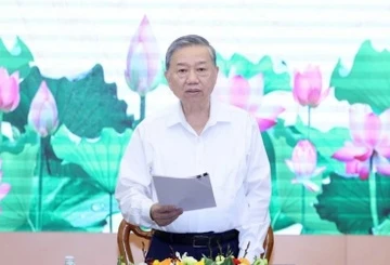 Tong Bi thu: Ket hop hai hoa, bien chung cong tac  tuyen giao, dan van hinh anh