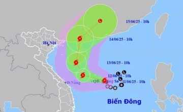 Bao so 1 di chuyen theo huong Tay Tay Bac, co kha nang manh them hinh anh
