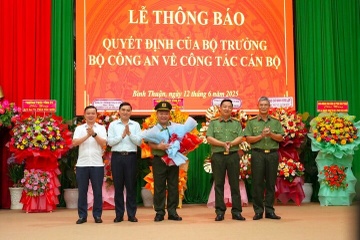 Dai ta Le Quang Nhan giu chuc Giam doc Cong an tinh Binh Dinh hinh anh