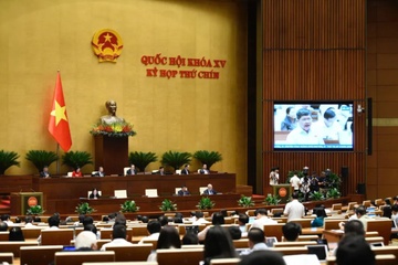 Quoc hoi xem xet quyet dinh ve cong tac nhan su hinh anh