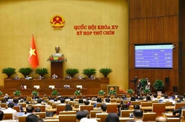 Quoc hoi bieu quyet nhieu du an luat, hop ban cong tac nhan su hinh anh