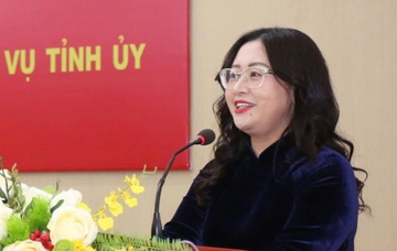 Ba Giang Thi Dung lam Pho bi thu Tinh uy Lao Cai hinh anh