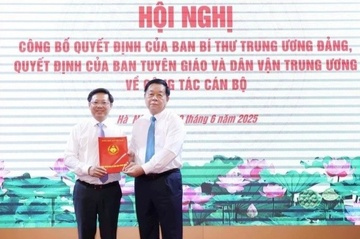 Ong Tran Thanh Lam giu chuc Pho truong ban Tuyen giao va Dan van TW hinh anh