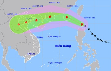 Tin bão Wipha mới nhất: Hôm nay Biển Đông đón bão số 3