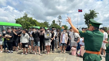 Tiếp nhận 85 công dân Việt Nam liên quan hoạt động lừa đảo ở Campuchia