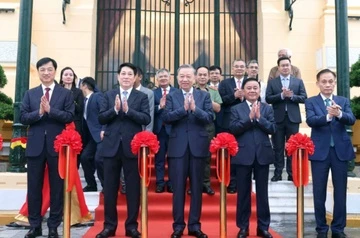Tổng Bí thư Tô Lâm dự Lễ bàn giao công trình Tòa nhà Bắc Bộ Phủ