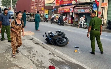 Xe tải lao sang làn ngược chiều, tông người đi đường tử vong ở TP.HCM