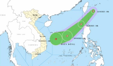 Bão Fengshen chưa vào bờ, Biển Đông lại sắp đón thêm áp thấp nhiệt đới