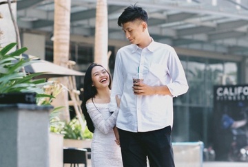 Hon nhan thu vi cua cap doi vo 1,53 m, chong gan 2 m o TP.HCM hinh anh