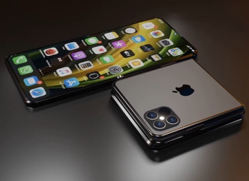 Apple da san sang cho iPhone man hinh gap? hinh anh
