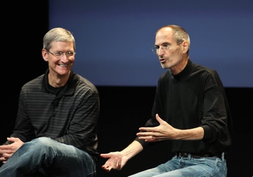 Bat dong lon giua Tim Cook va Steve Jobs hinh anh