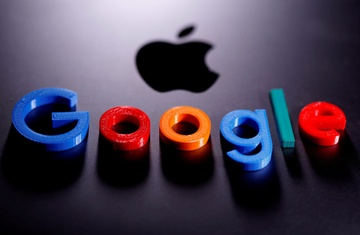 Apple va Google canh tranh khong lanh manh hinh anh