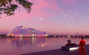 Sap khoi cong Nha hat Ngoc Trai 500 trieu USD o Ho Tay hinh anh