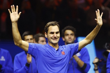 Tam biet, Federer hinh anh