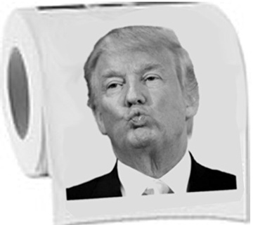 Giay ve sinh co mat Donald Trump tro thanh hang ban chay hinh anh