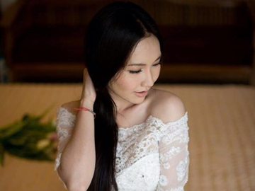 Kim Hien thu vay cuoi truoc ngay len xe hoa hinh anh