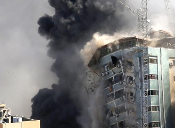 Israel na bom vao nha chi huy cap cao cua Hamas hinh anh