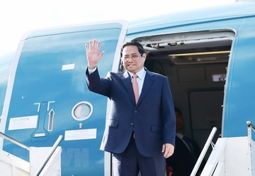 Thu tuong len duong du Hoi nghi thuong dinh G7 mo rong hinh anh