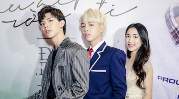 Hoa Minzy, Erik treu choc Duc Phuc trong ngay ra mat MV moi hinh anh