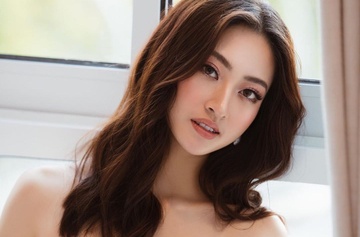 Hoa hau Luong Thuy Linh tiet lo bang diem toan F hinh anh