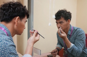 Nghe si trong buoi ghi hinh Tao Quan nam nay hinh anh