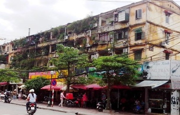Huy dong von de cai tao chung cu cu tren 'dat vang' Ha Noi hinh anh