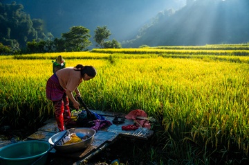 Co mot xa mang ten Hanh Phuc tai Lao Cai sau sap nhap hinh anh