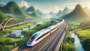 Chinh phu de xuat cho tu nhan tham gia lam duong sat cao toc Bac - Nam hinh anh