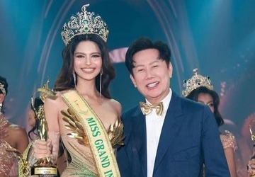 Miss Grand chi trich hoa hau An Do hinh anh