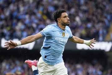 Siêu phẩm của Marmoush giúp Man City đến gần vé dự Champions League
