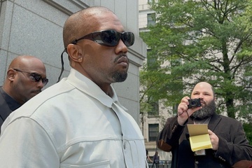 Kanye West xuat hien tai phien toa cua Diddy hinh anh