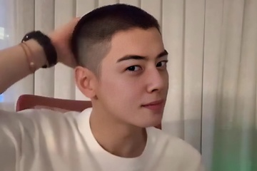 Cha Eun Woo cao dau, chuan bi nhap ngu hinh anh