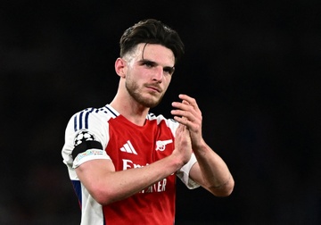 Phan ung cua Rice khi Arsenal thung luoi hinh anh