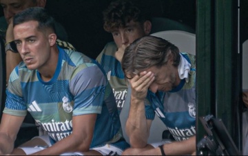 Phan ung cua Modric khi Real thua dam hinh anh