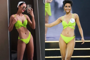 H'Hen Nie mac lai bo bikini thi Hoa hau Hoan vu Viet Nam hinh anh