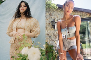 Selena Gomez va dan sao mac goi cam khi o nha hinh anh