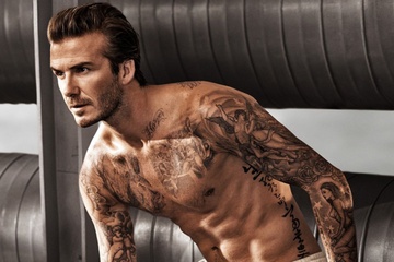 David Beckham va dan sao xam ten, hinh cua nguoi minh yeu hinh anh