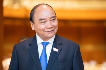 Chu tich nuoc Nguyen Xuan Phuc du cuoc hop khong chinh thuc cua APEC hinh anh