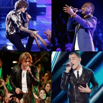Top 4 The Voice My bung no dem chung ket hinh anh