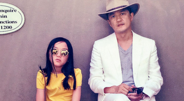 Khoanh khac hanh phuc ben nguoi than cua sao Hoa ngu dau nam hinh anh