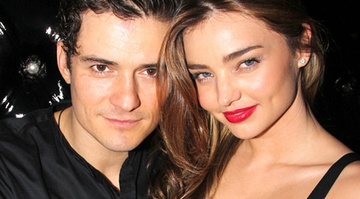 Orlando Bloom mung khi Miranda Kerr dinh hon hinh anh