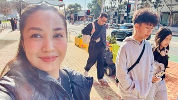Ốc Thanh Vân đưa các con sang Australia