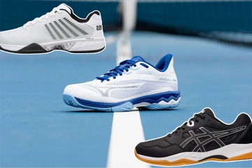 6 mau giay pickleball chong truot nga tren san hinh anh