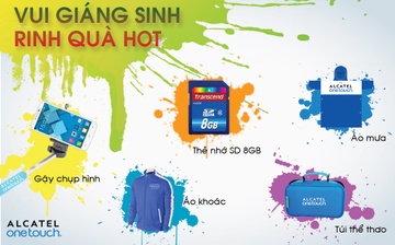 Alcatel Onetouch tang qua hot dip Giang sinh hinh anh