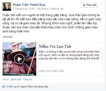 Quỳnh Anh Shyn mong nhiều người chia sẻ, giúp đỡ nhau trong cuộc sống và lan tỏa hạnh phúc trên khắp Việt Nam.